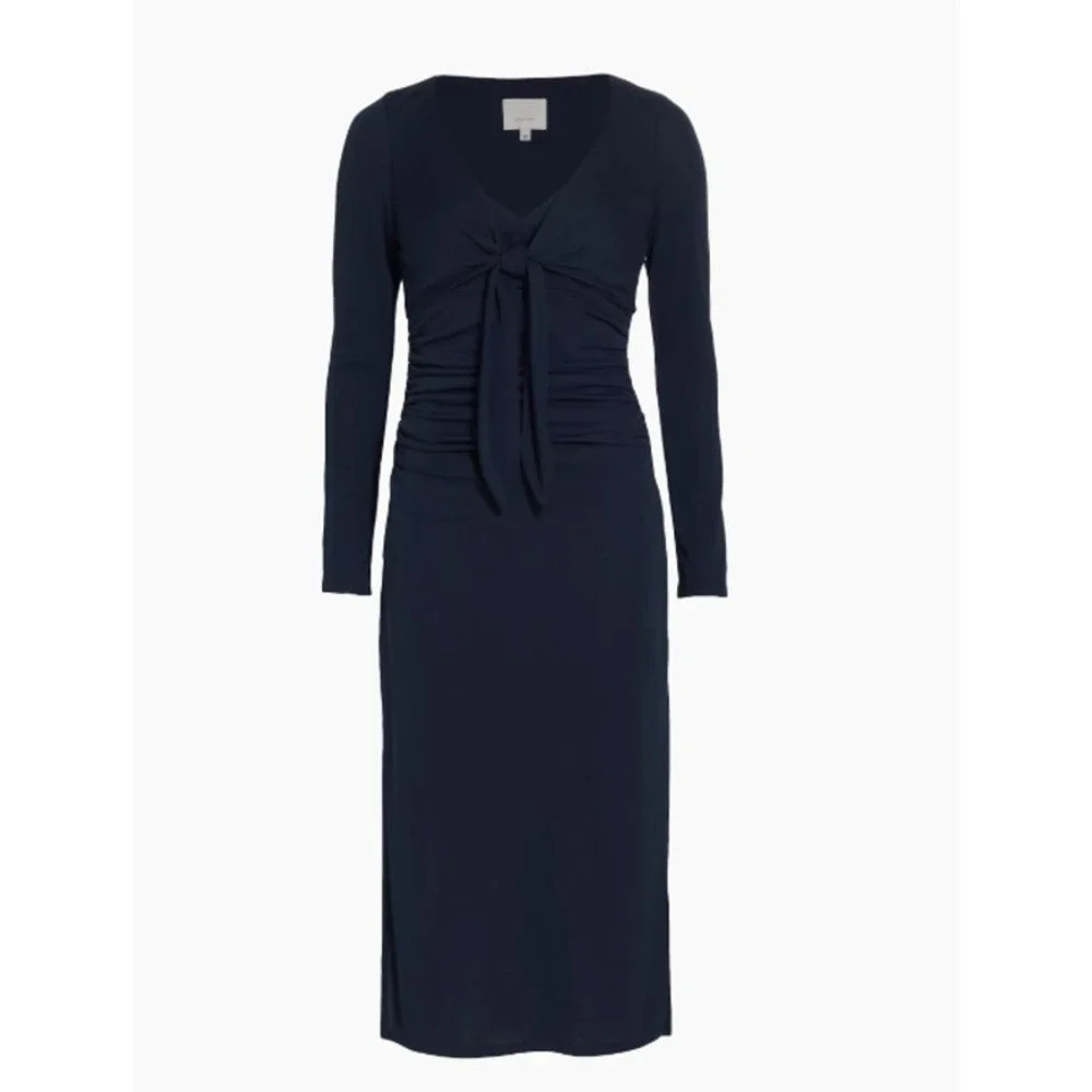 Cinq à Sept Brenna Jersey Tie Midi-Dress Size 2‎ NWOT